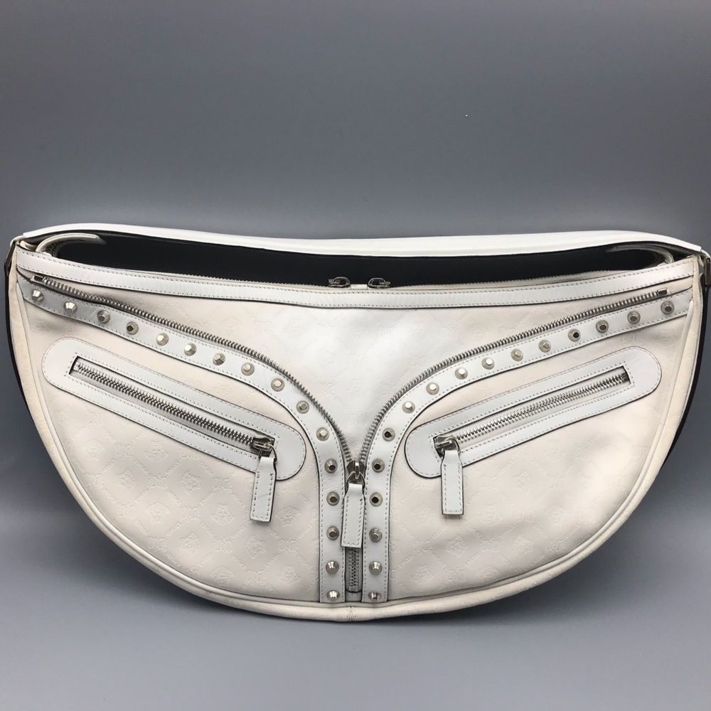 Versace Leather Hobo Vintage Bag